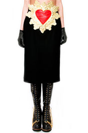 Big heart Emblem Skirt