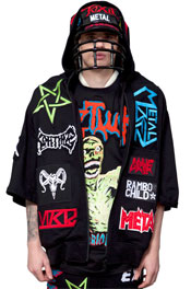 Color Embroidered Patch Big Hoodie