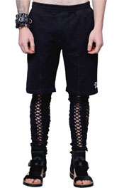 Lace up Detailed Shorts with Legging