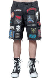 Multi Color Patches Shorts