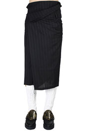 Pin Striped Long Skirt/Trousers
