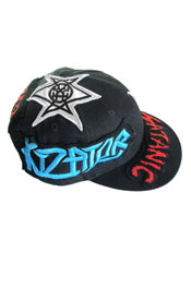 Satanic Embroidery Patched Cap