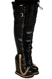 Tight-High Lace Up Boots