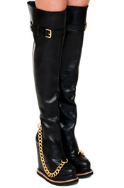 Tight-High Plain Boots